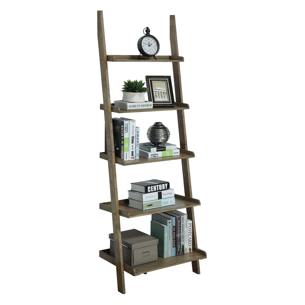 American Heritage Bookshelf Ladder Driftwood E1503