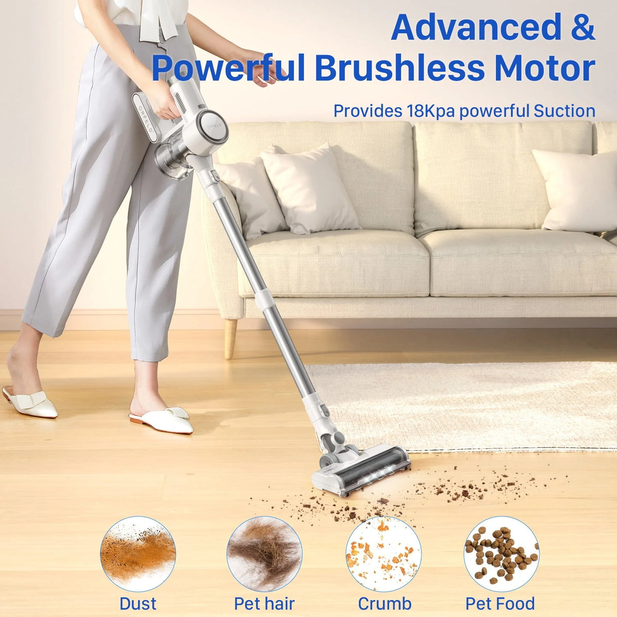 Cordless Vacuum Cleaner 20000Pa 2 in 1 L8245