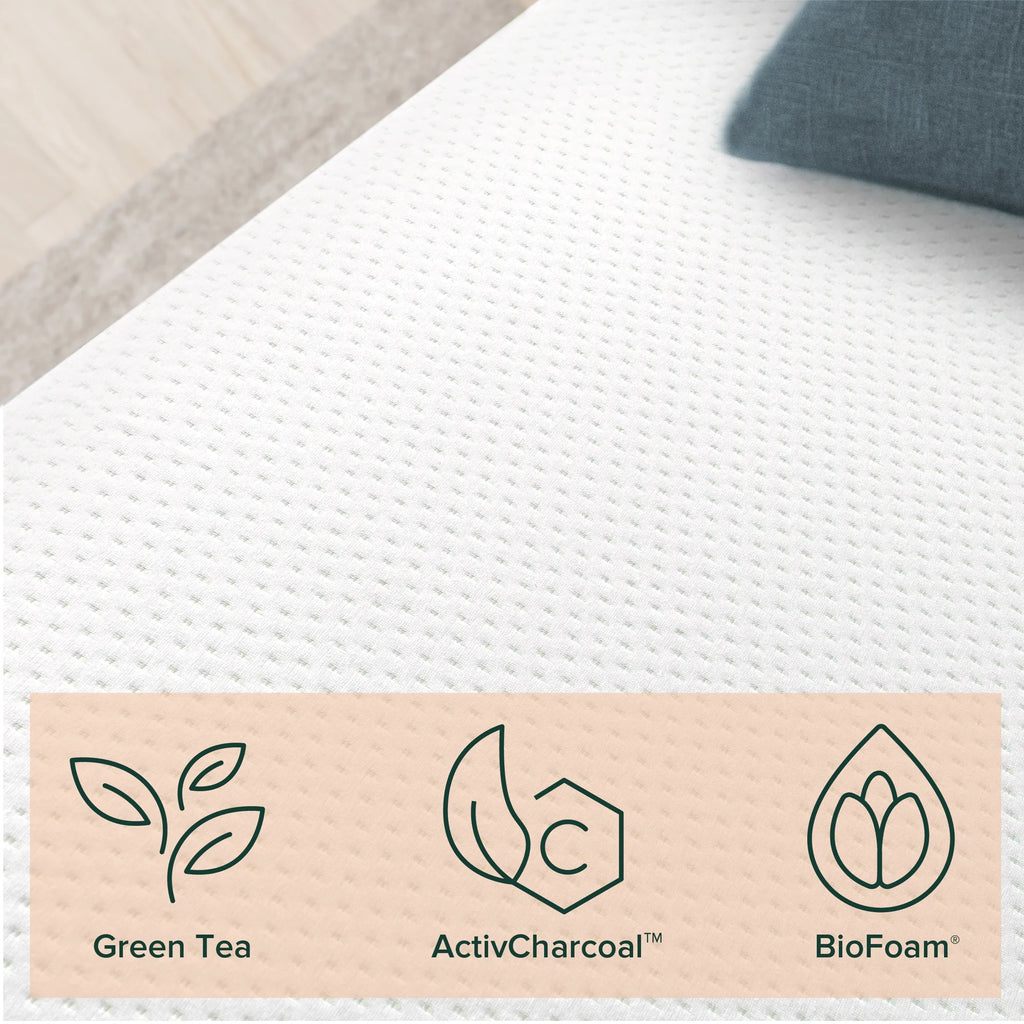 6 Green Tea Memory Foam Mattress Full K99049