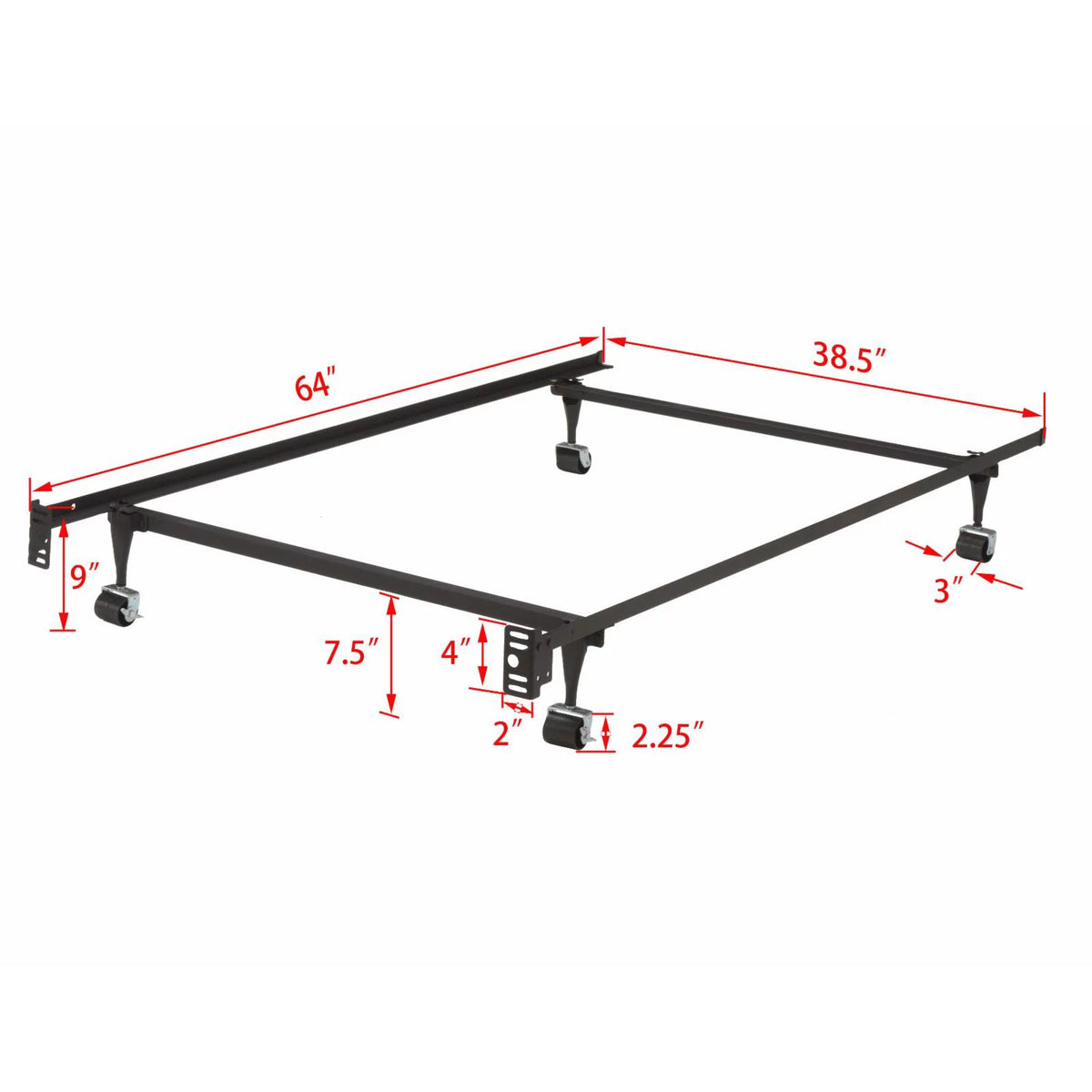 Twin Metal Bed Frame B7560