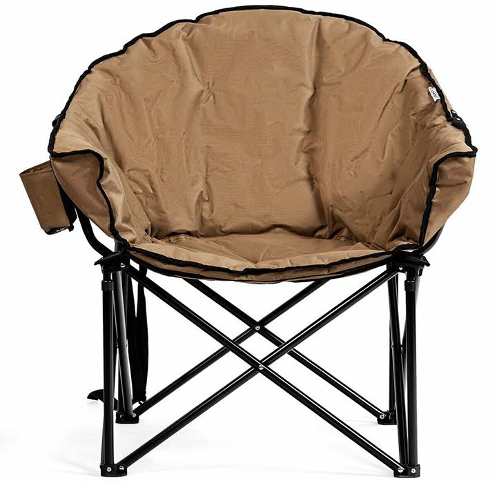 Navy Padded Folding Camping Chair with Carry Bag L244973