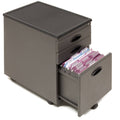 Pewter File Storage Cabinet J6010