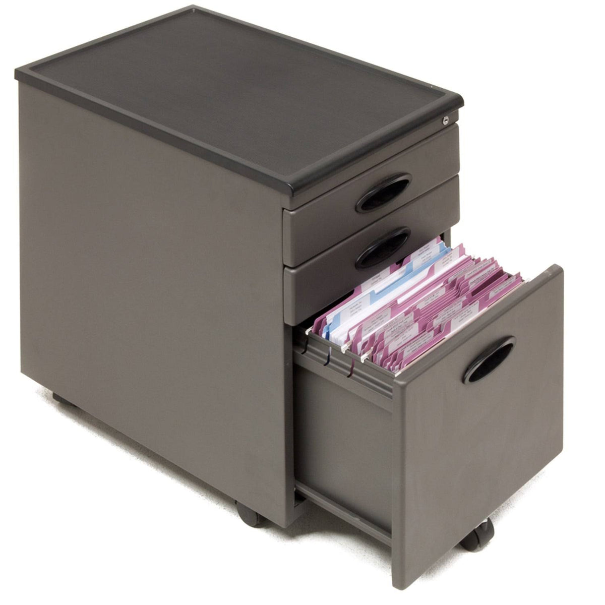 Pewter File Storage Cabinet J6010