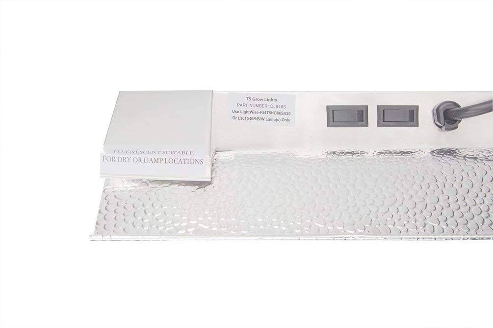 4 ft 8 Lamps Fluorescent Hydroponic Grow Light E242