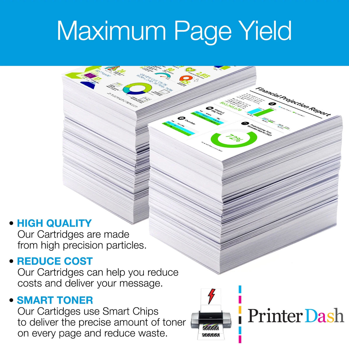 Replacement Red High Yield Postage Meter Inkjet (5/PK) U931