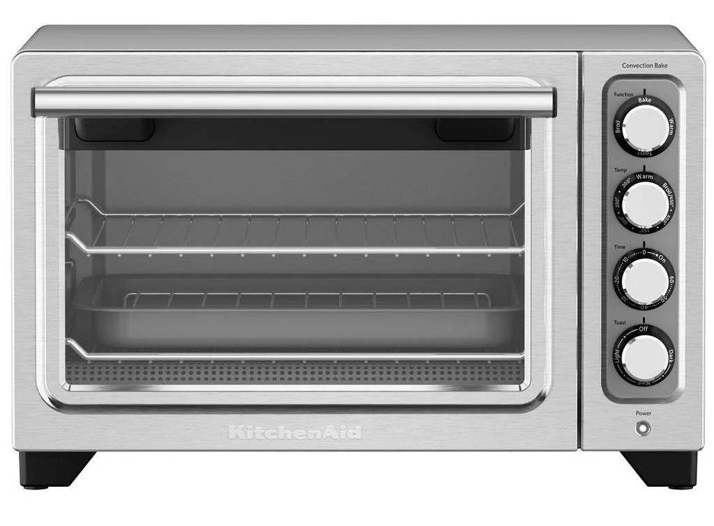 12-Inch Compact Convection Countertop Oven Stainless Steel N37688
