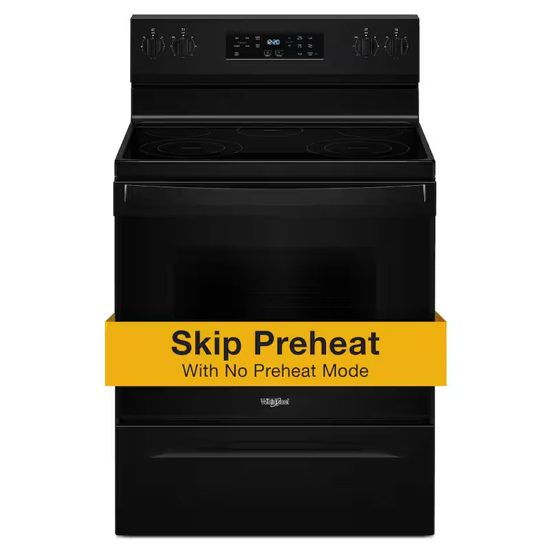 5 Element Freestanding Electric Range in Black Y19464