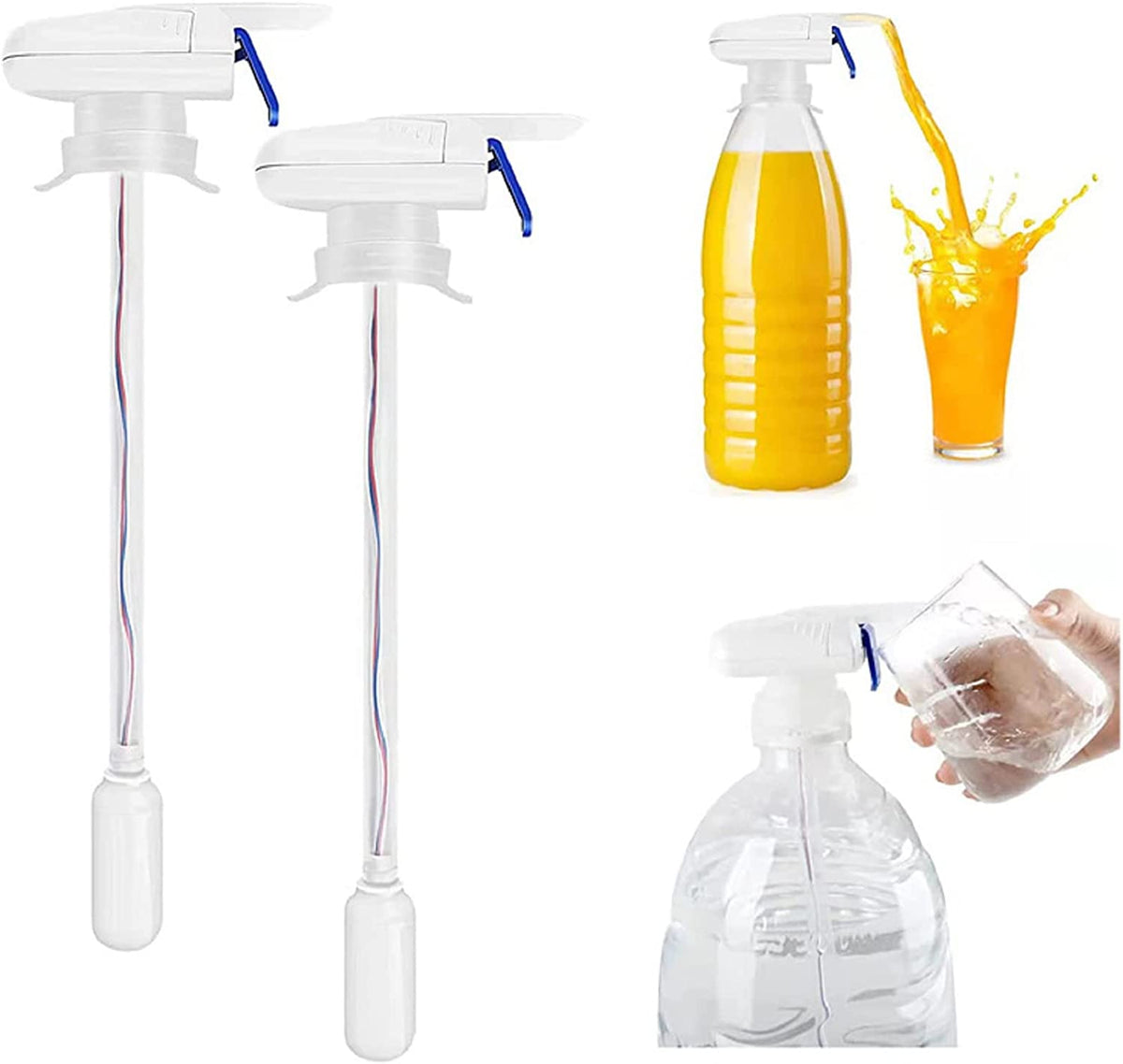 2 Pcs Automatic Drink Dispenser for Fridge Gallon E865