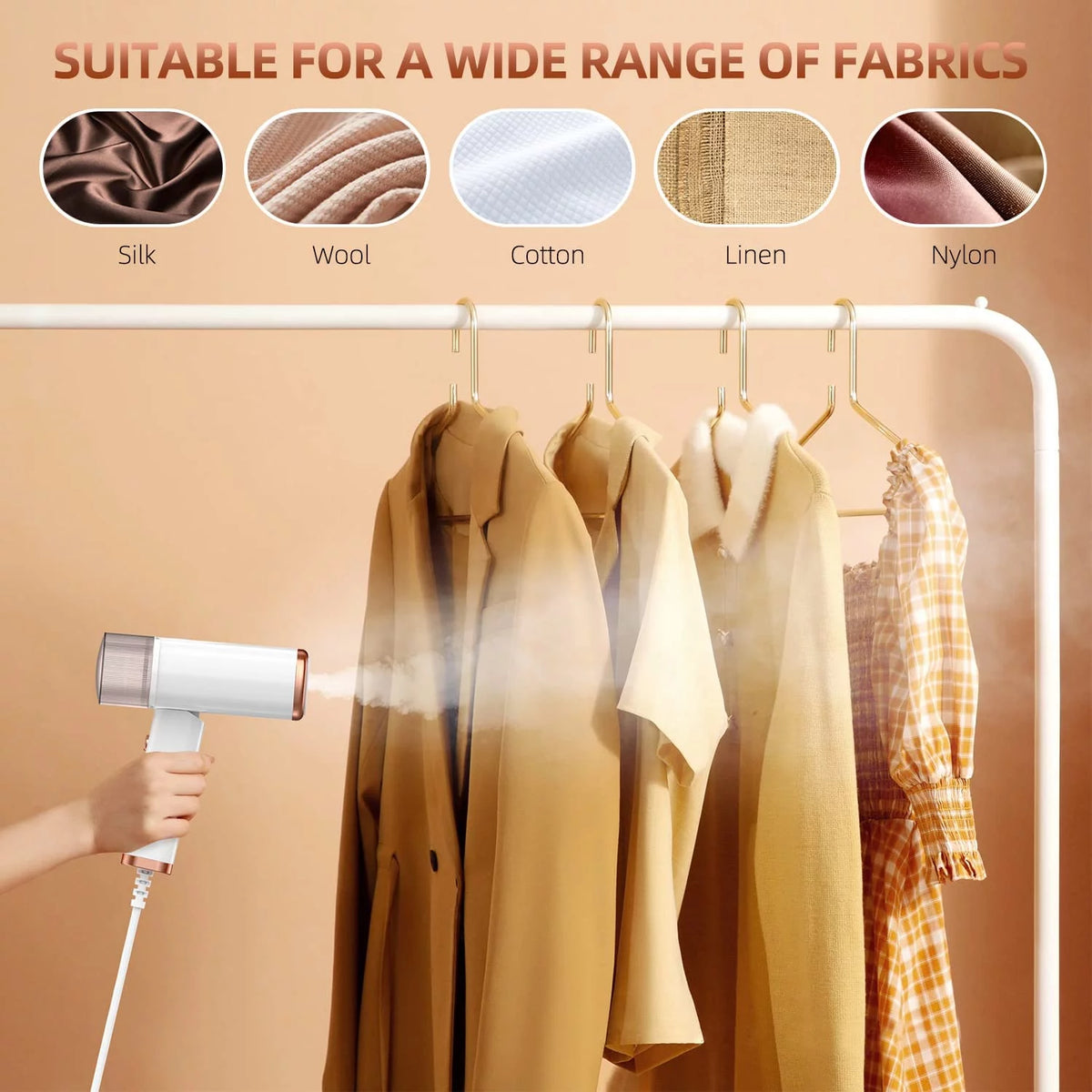 Portable Foldable Handheld Clothes Steamer 1000W 120ml A8600