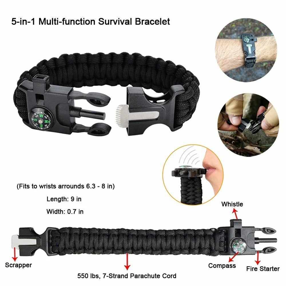 12-in-1 Survival Kit Outdoor Camping Gear I166