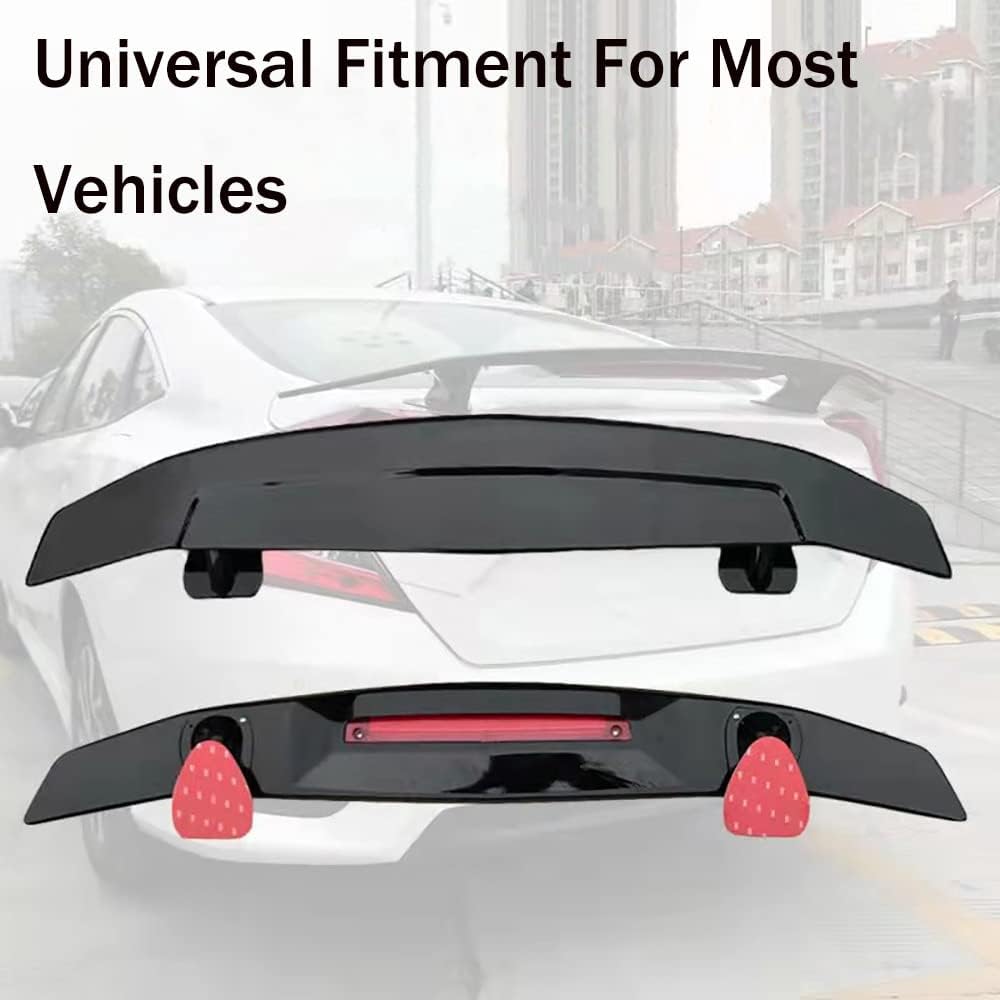 Glossy Black ABS Racing Spoiler Wing S515175