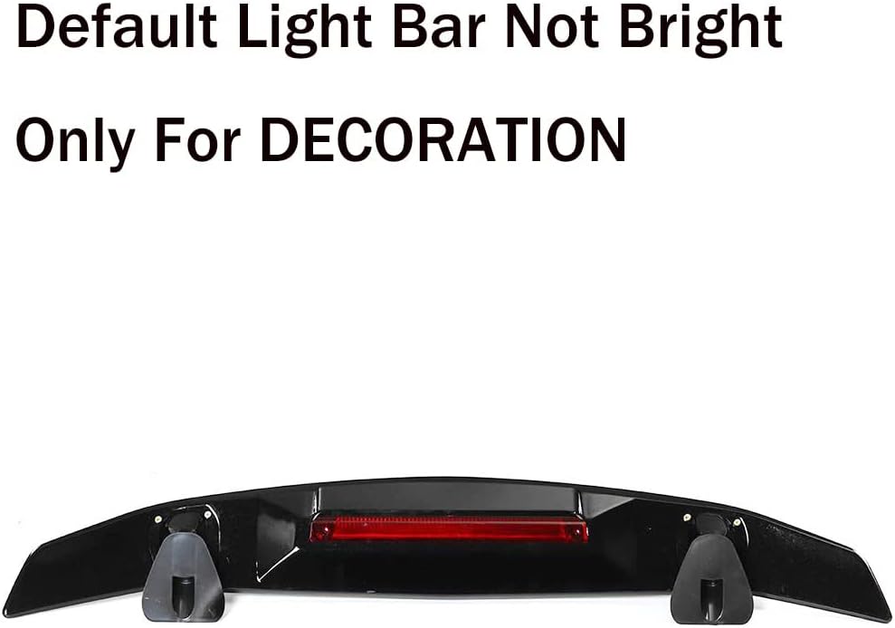 Glossy Black ABS Racing Spoiler Wing S515175