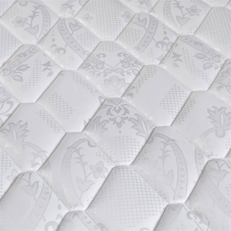 White Fabric King Tight Top Mattress I335