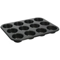 12 Cup Non Stick Carbon Steel Muffin Pan, 12 Packs E17850