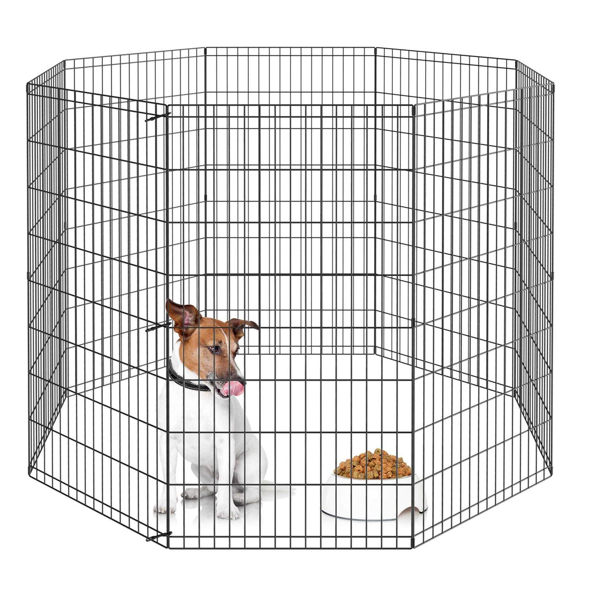 Folding 8 Panel Pet Playpen S317595