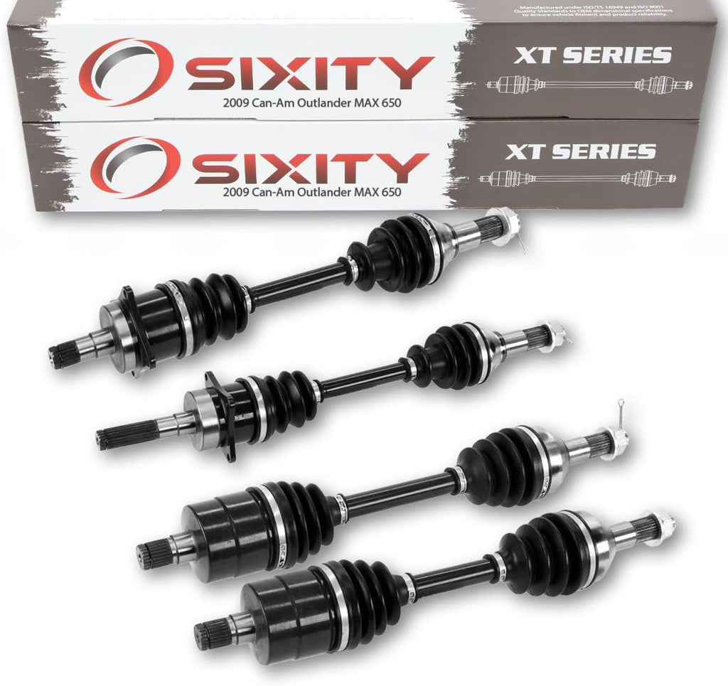 Front Rear Left Right Axles for Can-Am Outlander MAX 650 4X4 I78875