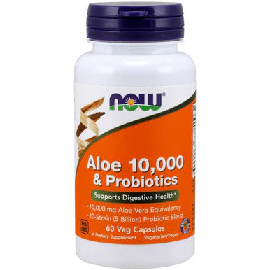 Aloe Vera 10,000 & Probiotics 60vc E214