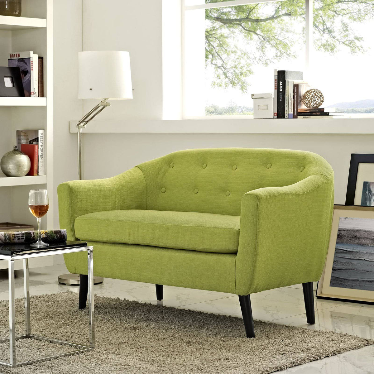 Light Gray Loveseat Z9184