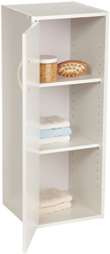 White Stackable 1-Door Organizer Q7499