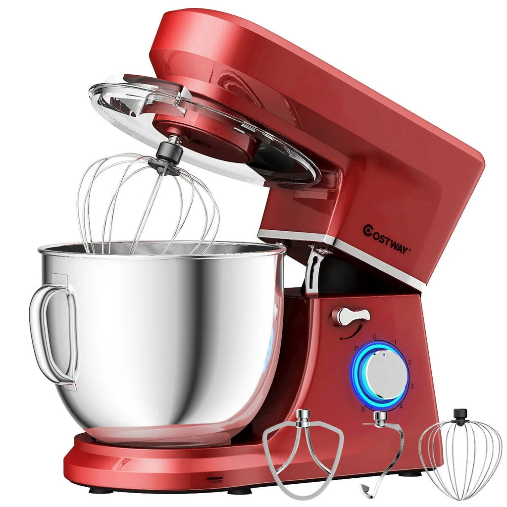 Tilt-Head Stand Mixer 7.5 Qt 6 Speed 660W Red N740