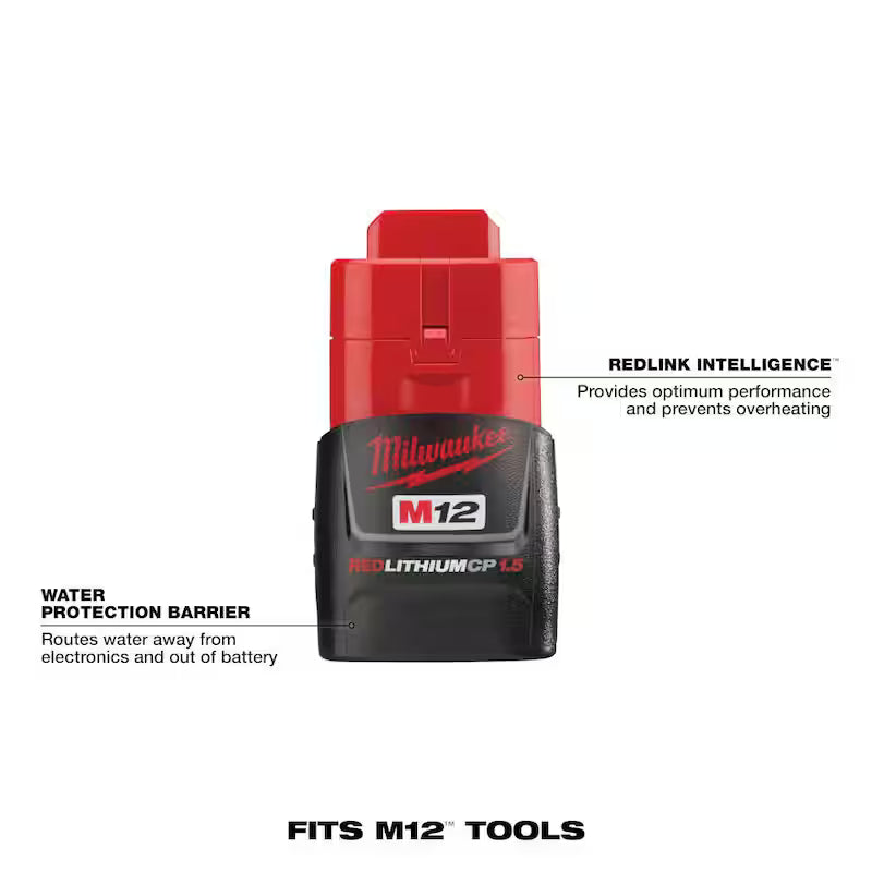 12-Volt Lithium-Ion Compact Battery Pack 1.5Ah E1168