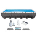 24' x 12' x 52 Swimming Pool with Sun Canopy V5990