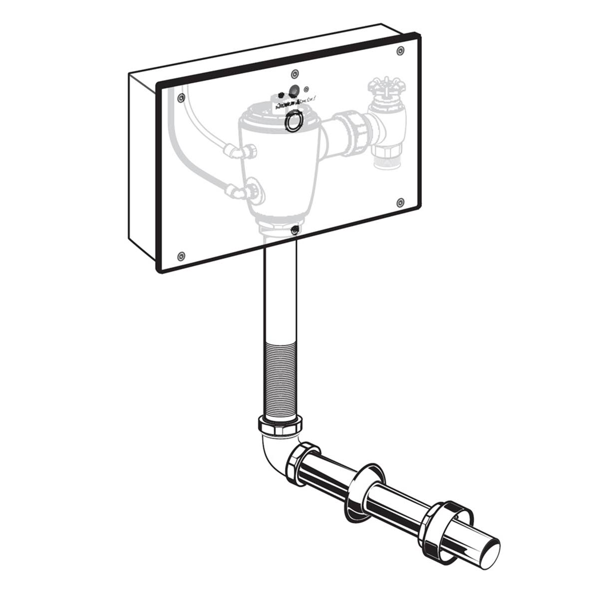 Concealed Toilet Flush Valve with Wall Box K4067