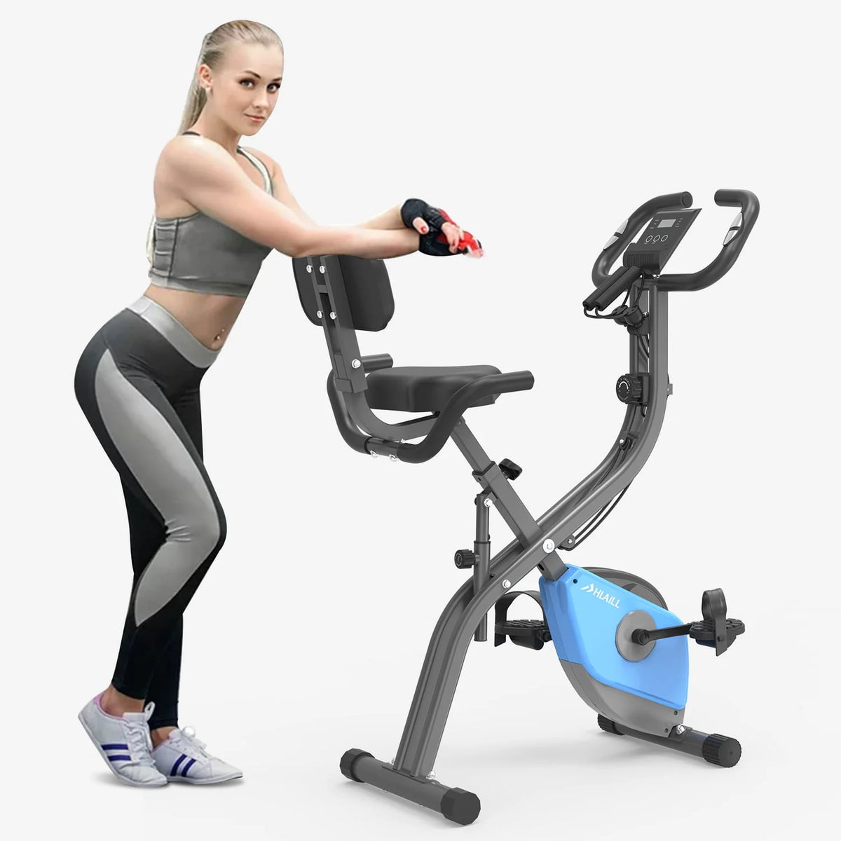 Folding 3-in-1 Recumbent Exercise Bike Z587654