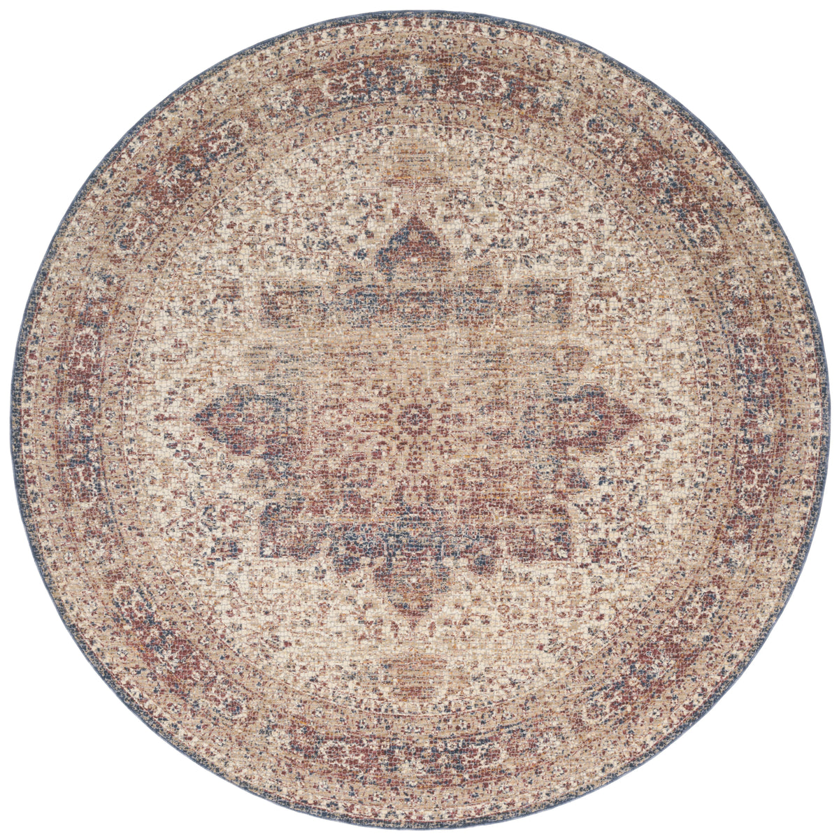 Ivory Red Rug V910106