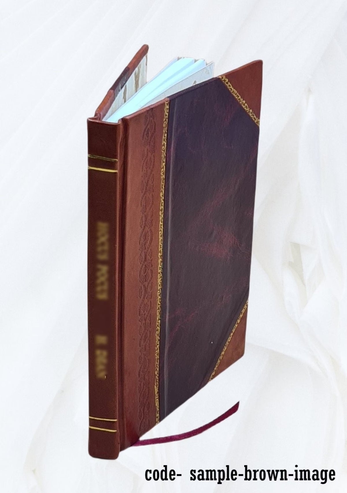 1847 Leather Bound Book U679