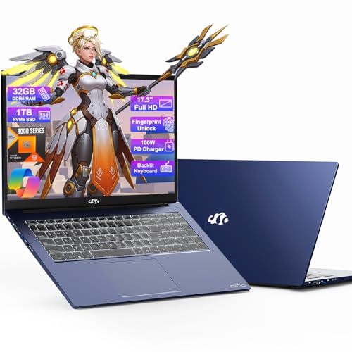 17.3 Gaming Laptop Ryzen 9 32GB RAM 1TB SSD H75099