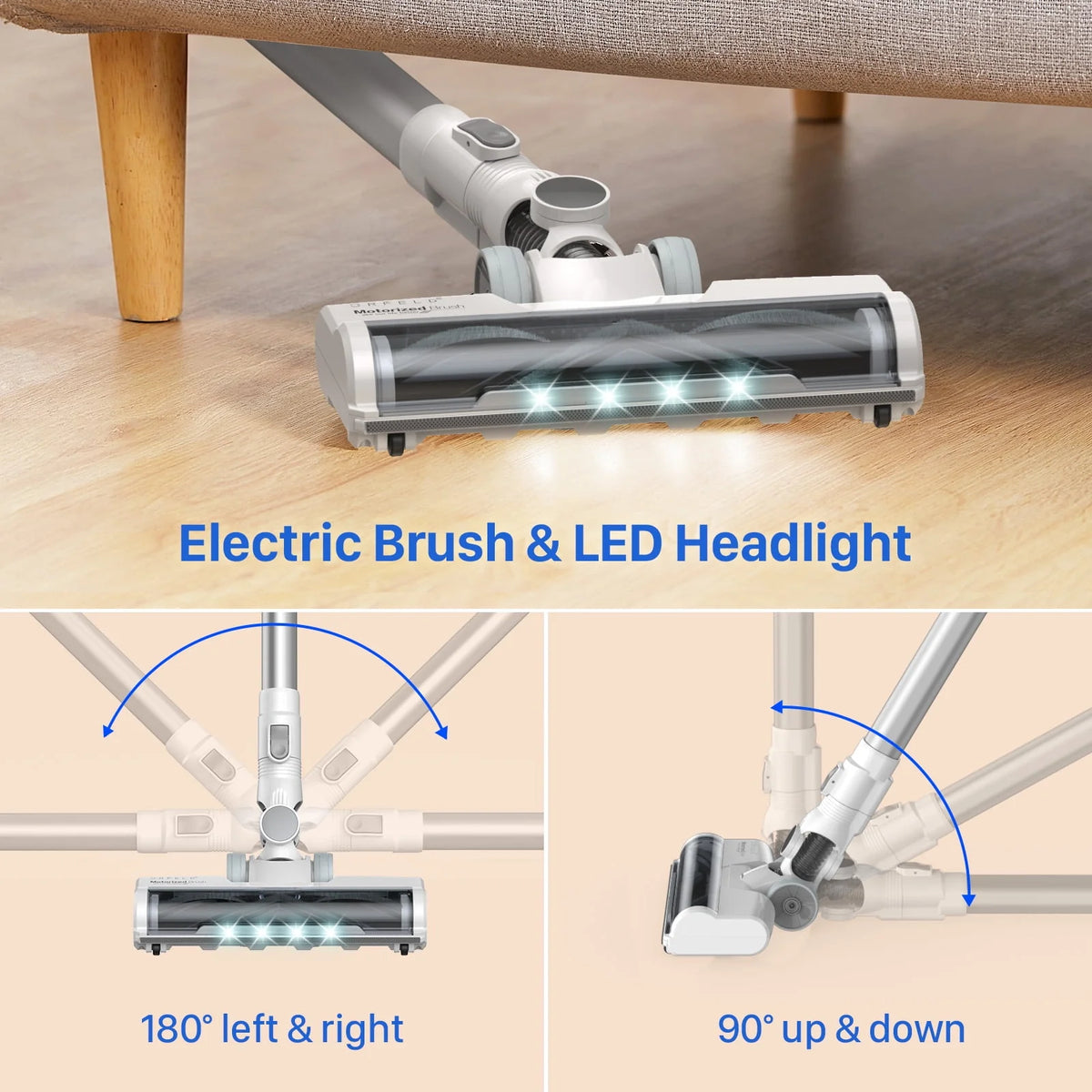 Cordless Vacuum Cleaner 20000Pa 2 in 1 L8245
