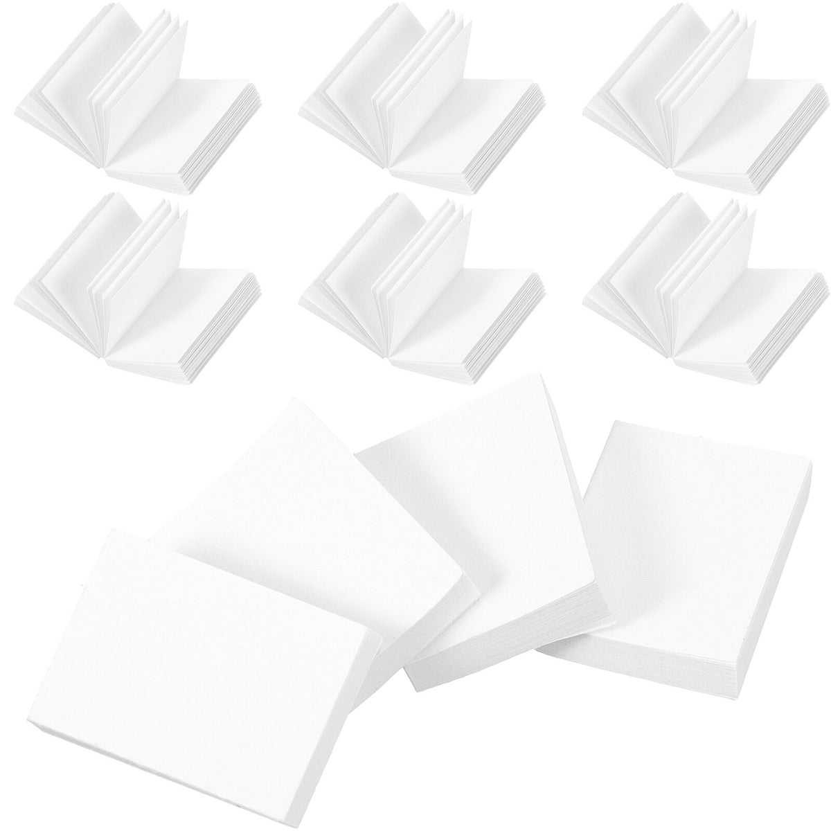 20pcs Doll House Mini Books Blank Paintable Mini Books Models O988267